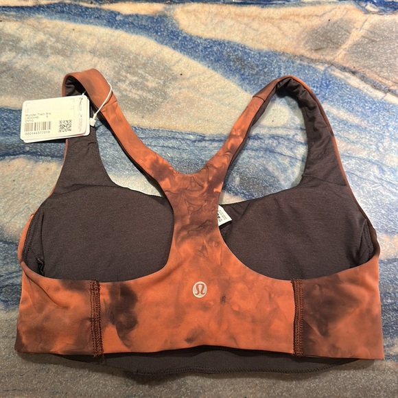 NWT Lululemon Wunder Train Bra Diamond Dye Canyon Rock Graphite Grey 8 C/D Cup - Picture 10 of 10